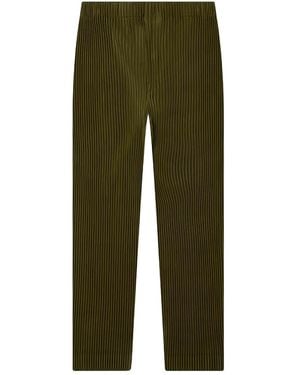 Homme Plissé Issey Miyake Colour Pleats Pleated Trousers - Green