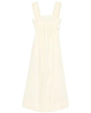 Liu Jo Ruffled Maxi Dress - White