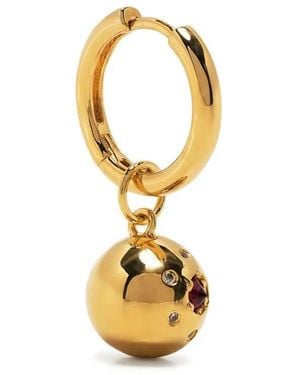 Anissa Kermiche Titillate-Plated Drop Earring - Metallic