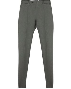 Incotex Wool Blend Tailored Trousers - Grey
