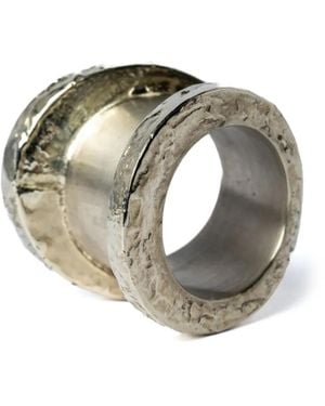 Parts Of 4 Anello Chasm Con Effetto Vissuto - Metallizzato
