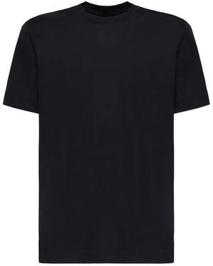 Giuliano Galiano Crew-Neck Short-Sleeve T-Shirt - Black