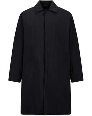 Herno Single-Breasted Coat - Blue