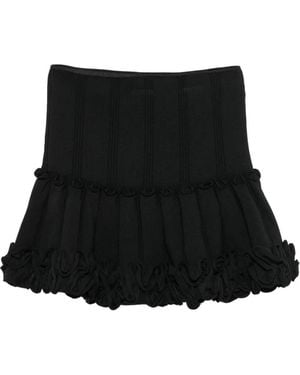 Sandro Minigonna Con Ruches - Nero