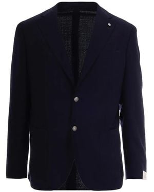 L.B.M. 1911 Single-Breasted Blazer - Blue