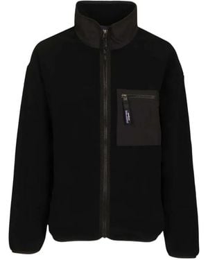 Patagonia Logo-Patch Fleece Jacket - Black