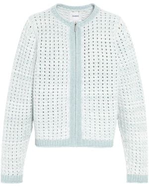 Barrie Gehäkelter Cardigan - Blau