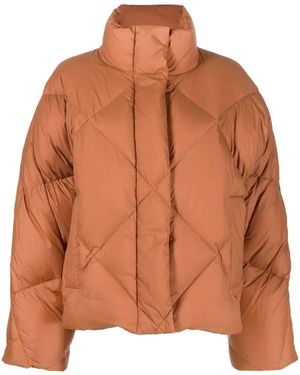 Stand Studio Aina Quilted Down-Filled Jacket - Brown