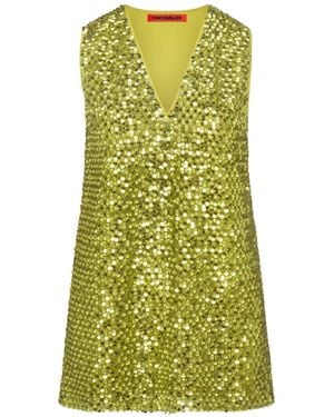 Simon Miller Fountain Sequin-Embellished Mini Dress - Green