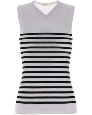 KHAITE 'renato' Top - Grijs