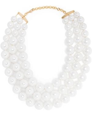 ROWEN ROSE Collar con múltiples cadenas - Blanco