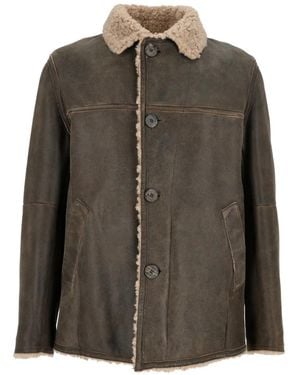 GMS-75 Shearling-Collar Jacket - Green