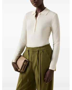Bogner Whoopy Long-Sleeve Polo Shirt - Natural