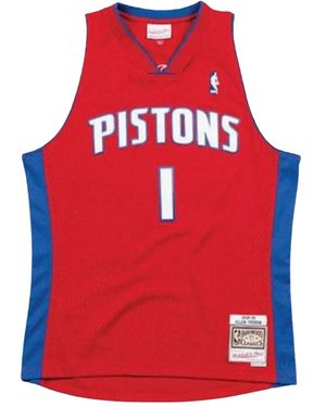 Mitchell & Ness Allen Iverson 2008 Nba Detroit Pistons Swingman Tank Top - Red