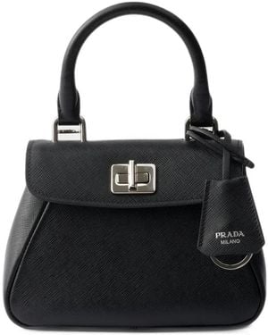 Prada Avoir Mini Handbag - Black