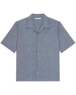 Givenchy Camisa bowling de algodón con botones - Azul