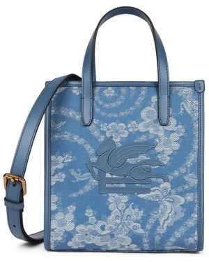 Etro Kleine Love Trotter Handtasche - Blau