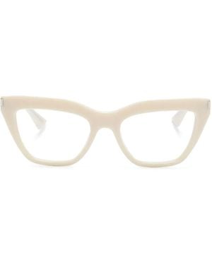 Saint Laurent Brille Mit Cat-Eye-Gestell - Natur