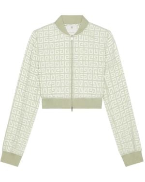 Givenchy Bomber En Jacquard 4G - Blanc