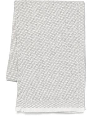 Eleventy Sciarpa Con Trama Intrecciata - Bianco