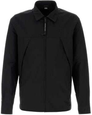 C.P. Company Metropolis Gabardine Shirt Jacket - Black