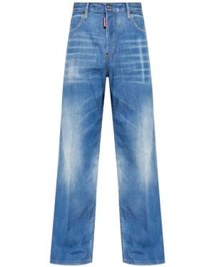 DSquared² Faded-Effect Jeans - Blue