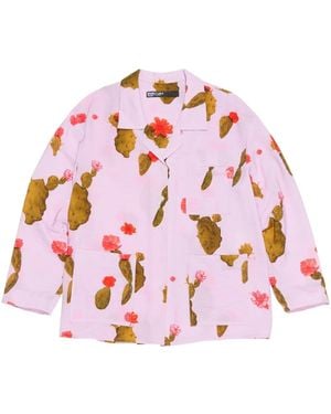 Bimba Y Lola カクタスプリント シャツ - ピンク