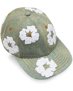 DENIM TEARS Cotton Wreath Jeans-Baseballkappe - Grün