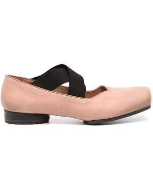 Uma Wang Ballerinas Mit Eckiger Kappe - Pink