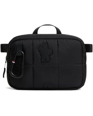 Moncler Gürteltasche mit Logo-Applikation - Schwarz