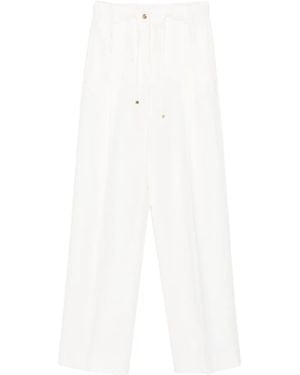 Moncler Plooibroek Met Trekkoord - Wit