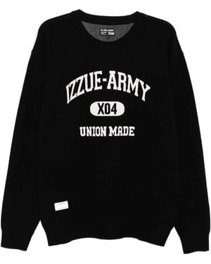 Izzue Pullover Mit Logo-Print - Schwarz