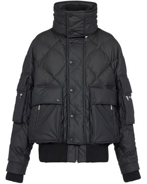 Balmain Zipped Padded Jacket - Grey
