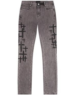 RTA Bryant Skinny Jeans - Grey