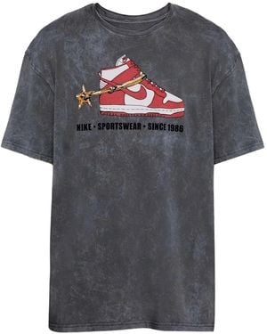 Nike アシッドウォッシュ Tシャツ - グレー