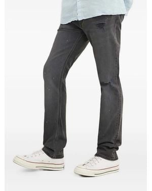 HUGO Jeans Im Distressed-Look - Grau