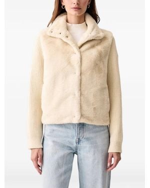 Colmar Faux-Fur Panelled Jacket - Blue