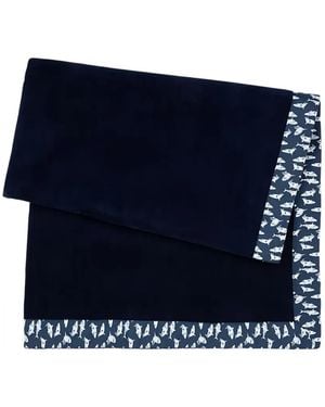 Paul & Shark Shark-print Beach Towel - Blue