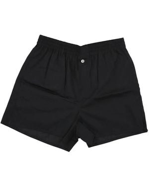 LA ROSE Elasticated-Waist Shorts - Black
