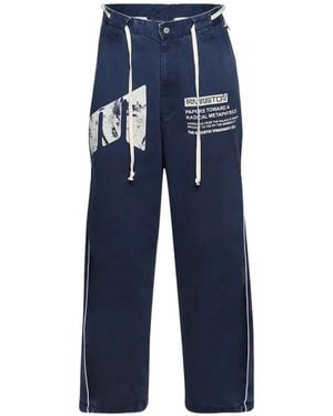 RRR123 Rivington Logo Working Trousers - Blue