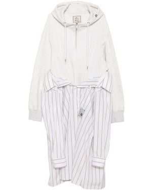 Maison Mihara Yasuhiro Abito Con Cappuccio - Bianco