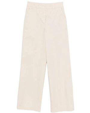 Peserico Wide-Leg Palazzo Trousers - White