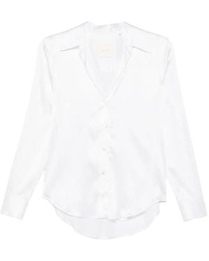 Xacus Camicia A Maniche Lunghe - Bianco