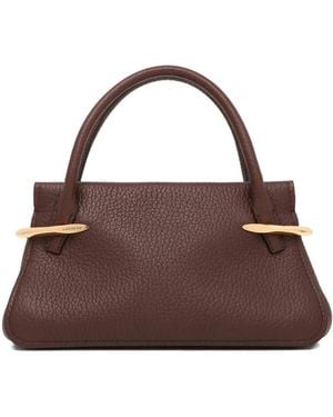Givenchy Mini Pinch Leather Tote Bag - Brown