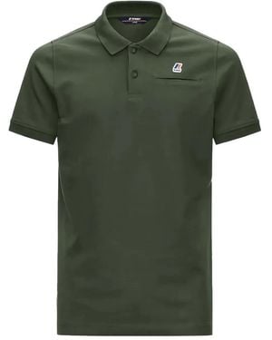 K-Way Pocket-Detail Polo Shirt - Green