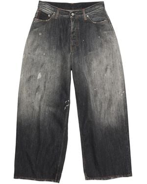 Acne Studios Vaqueros Con Parche Del Logo 2023 - Gris