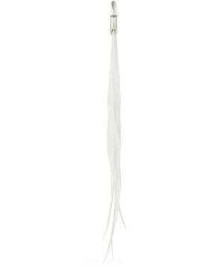 Courreges Pendiente Plume - Blanco