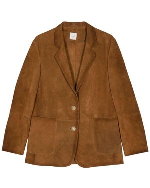 Alysi Suede Blazer - Brown