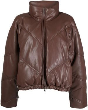 A.L.C. Morrison Puffer Coat Jacket - Brown