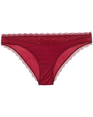 Marlies Dekkers Carita Lace-Panel Briefs - Red